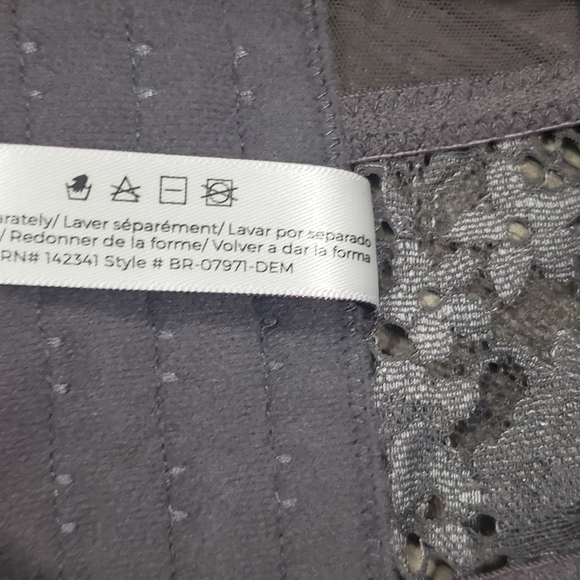 Adore Me Sexy Lace Gray Bra 34b - Picture 7 of 7